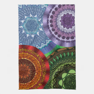 Toalla de mano Mandalas de los Elementos