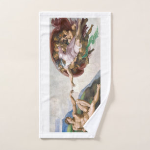 Toalla de mano: MICHELANGELO : LA CREACIÓN DE ADA