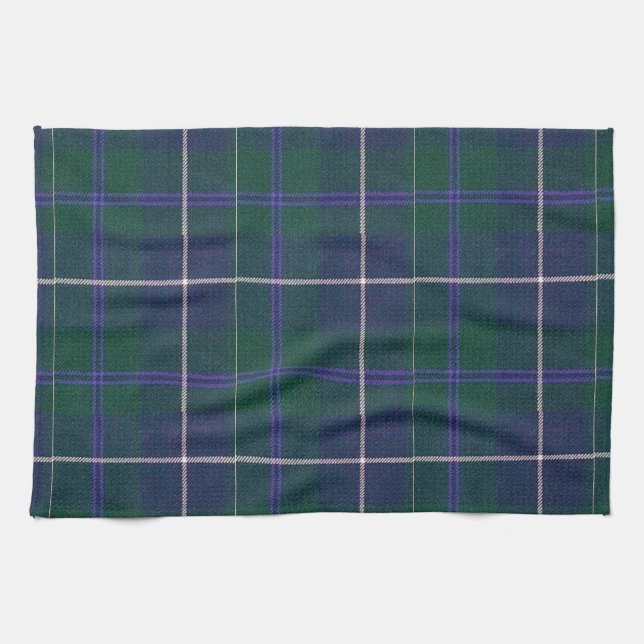 Toalla de mano moderna de la tela escocesa de (Horizontal)