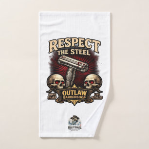 Toalla de mano para afeitado Respect the Steel DE