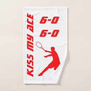 Toalla de mano para amantes del tenis para fanátic