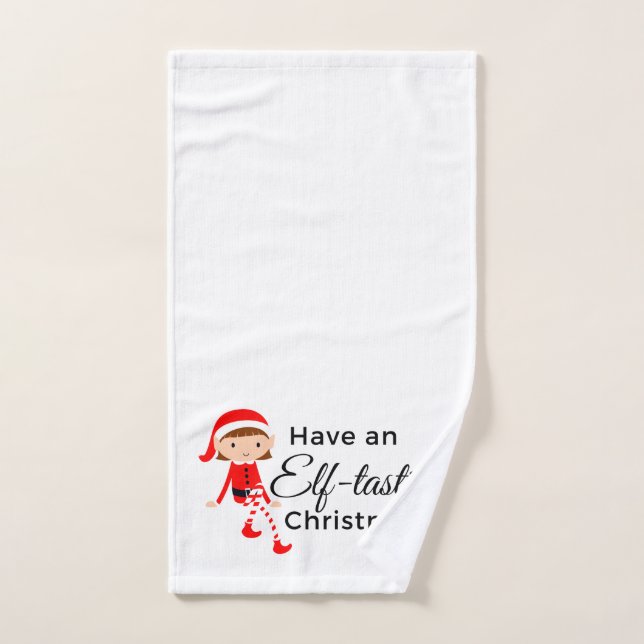 Toalla de mano para navidades - Tasa para elf 1 (Toalla de mano)