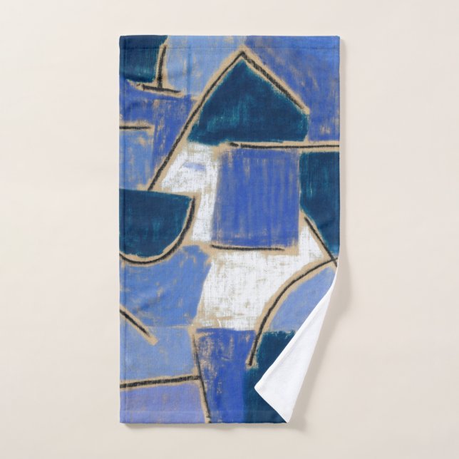 TOALLA DE MANO : PAUL KLEE : NOCHE AZUL (Toalla de mano)