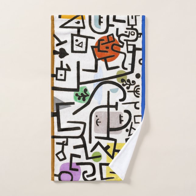 TOALLA DE MANO : PAUL KLEE : PUERTO RICO (Toalla de mano)