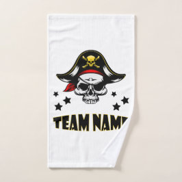 Toalla de mano pirata personalizada personalizado