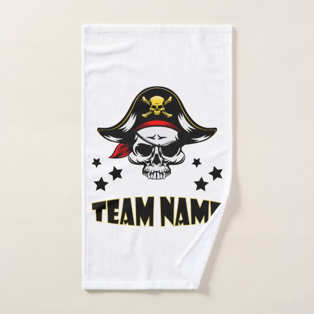 Toalla de mano pirata personalizada personalizado (Toalla de mano)