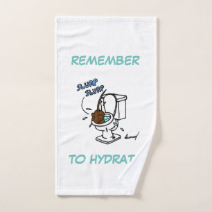 Toalla de mano "Recuerde hidrar"