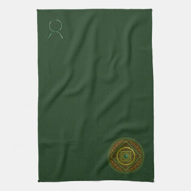Toalla de mano Taurus Mandala (Vertical)