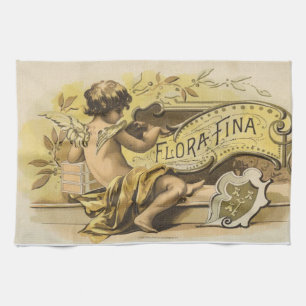 toalla de mano vintage de cocina de bicicleta