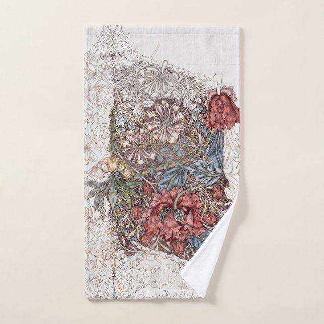 Toalla de mano: WILLIAM MORRIS : HONEYSUCKLE + TUL (Toalla de mano)
