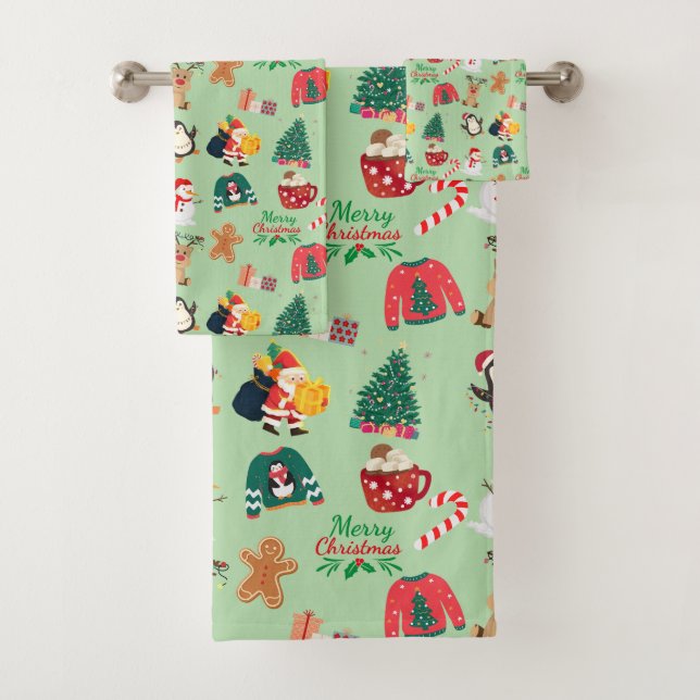 Toalla de Navidad dulce (In situ)