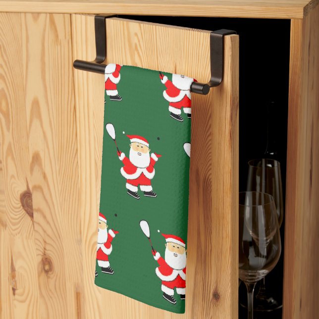 Toalla de Navidad para jugador de squash (Pliegue de tercios)