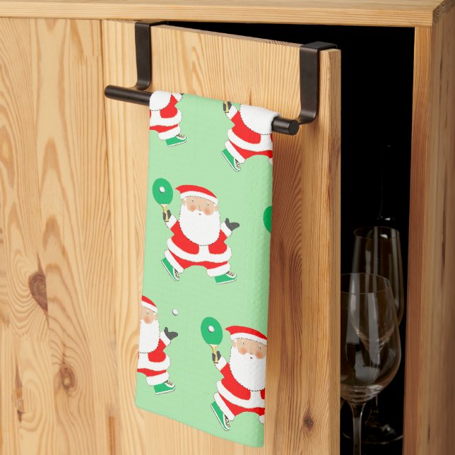 Toalla de Navidad para jugador de tenis de mesa Pi (Pliegue de tercios)