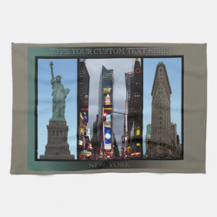 Toalla de Nueva York Personalizada Toalla de té co