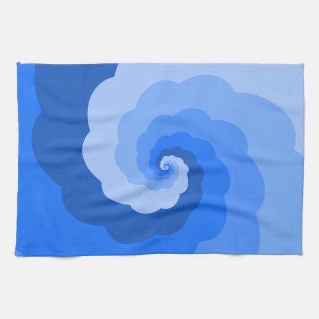 Toalla de Ombre Twister Azul (Horizontal)