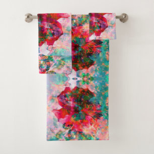 Toalla de parche de flores de Hibiscus Setl