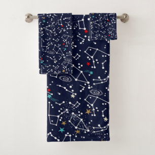 Toalla de patrón espacial