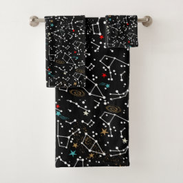 Toalla de patrón espacial