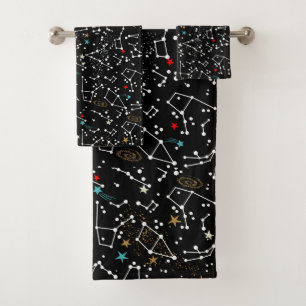 Toalla de patrón espacial