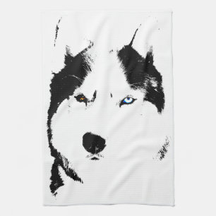 Toalla de perro de lomo Husky Malamute Toalla de t