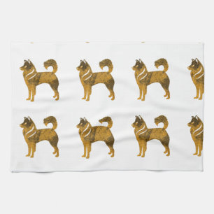 Toalla de perro dorado Husky