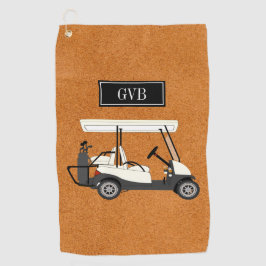 Toalla de Personalizado Clip-On Golf con iniciales