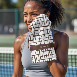 Toalla de pickleball personalizada Minimalista con