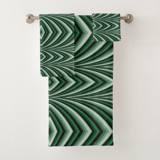 Toalla de planta abstracta (In situ)