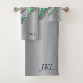 Toalla de platino del 20° aniversario de Esmeralda