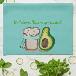 Toalla de plato de invierno