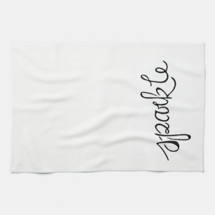 Toalla de plato de la chispa