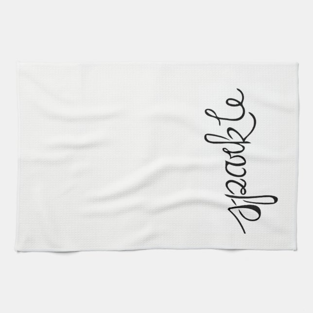 Toalla de plato de la chispa (Horizontal)