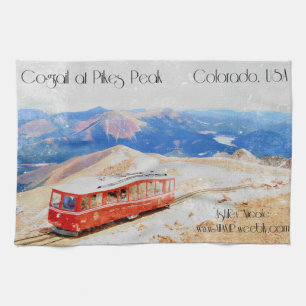 Toalla de plato de las montañas de Colorado