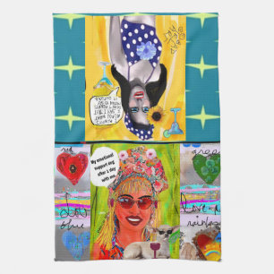 Toalla de plato Mi perro de apoyo emocional