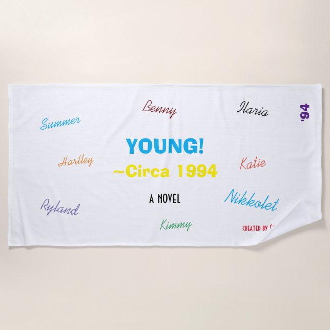 Toalla de playa (Anverso)