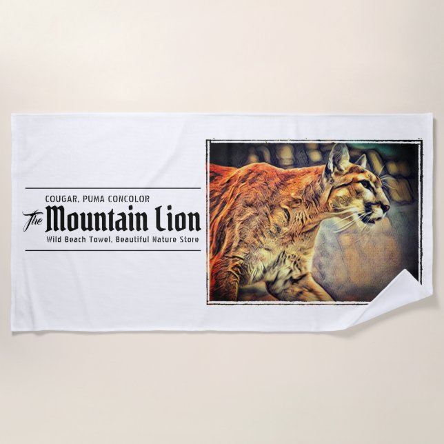 TOALLA DE PLAYA ピューマ ビーチタオル (Anverso)