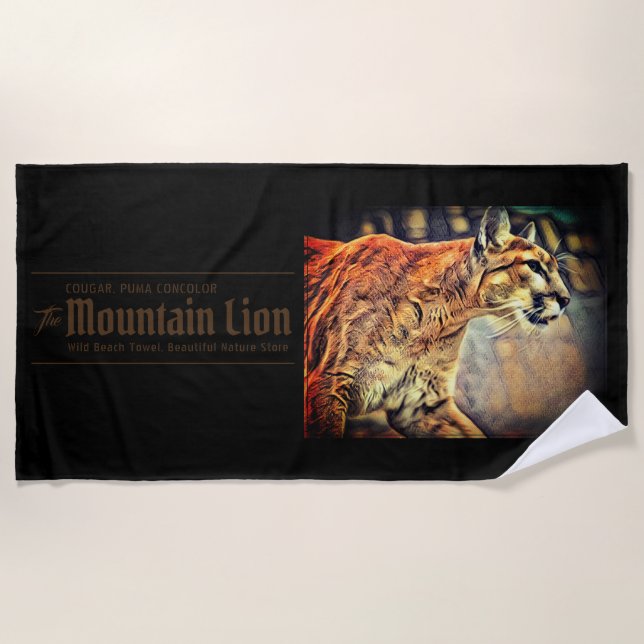 TOALLA DE PLAYA ピューマ ビーチタオル (Anverso)