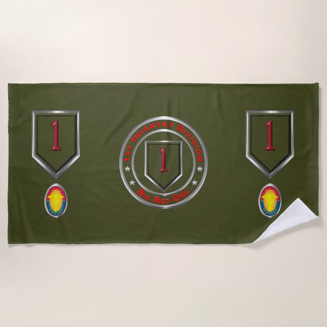 Toalla De Playa 1ª División de Infantería  (Anverso)