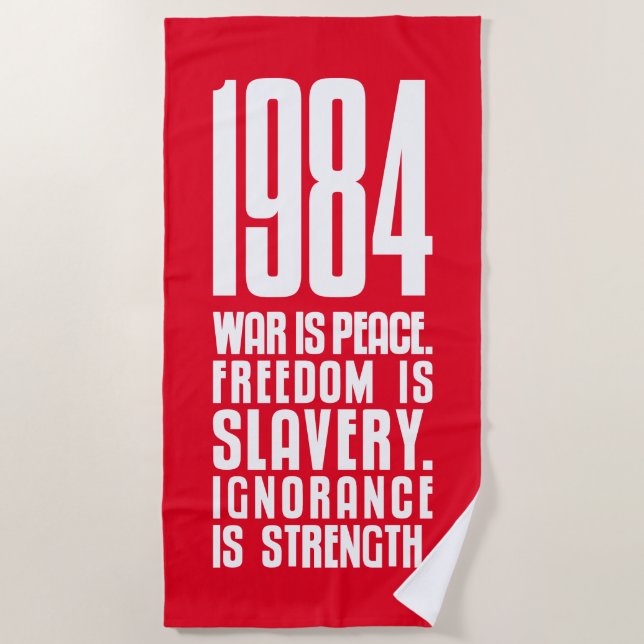 TOALLA DE PLAYA 1984 (Anverso)