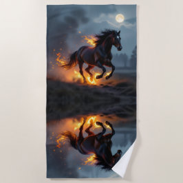 Toalla De Playa „2026 – Das Jahr des Feuerpferds“