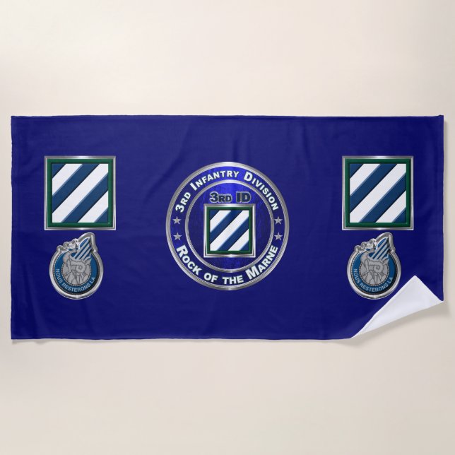 Toalla De Playa 3ra División de Infantería (Anverso)