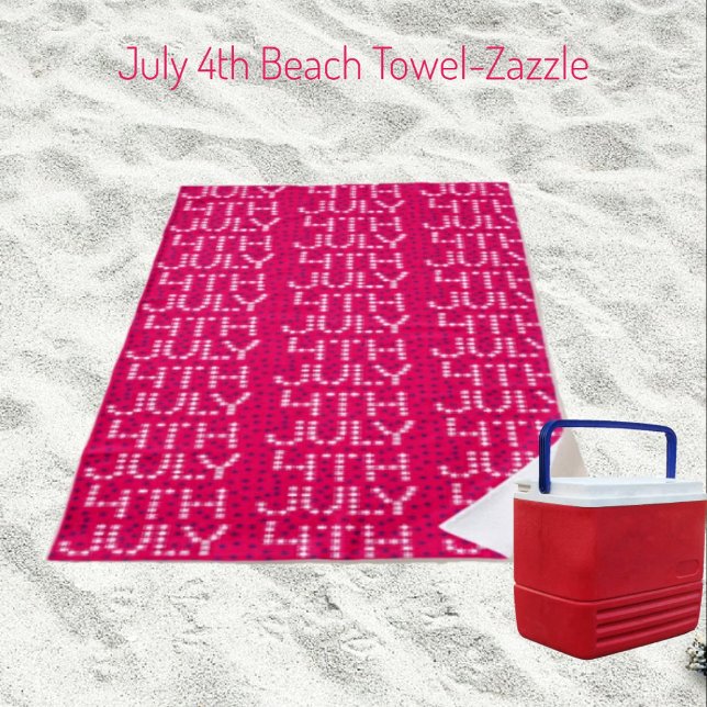 Toalla De Playa 4 de julio (Subido por el creador)