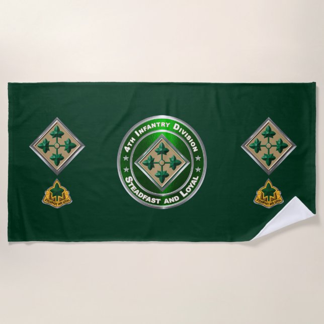 Toalla De Playa 4ta División de Infantería (Anverso)