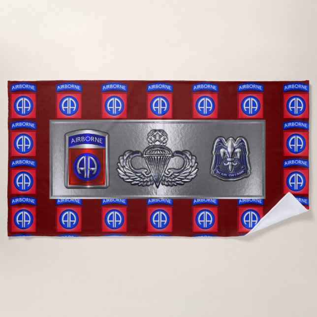 Toalla De Playa 82.ª División Aérea (Anverso)