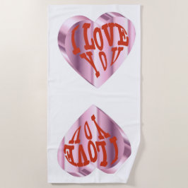 Toalla De Playa A Beach Valentine
