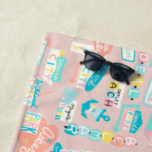 Toalla De Playa A lo largo de la playa de NJ Beach