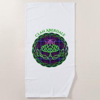 Toalla De Playa Aberdale Scottish Tartan Celtic Thistle