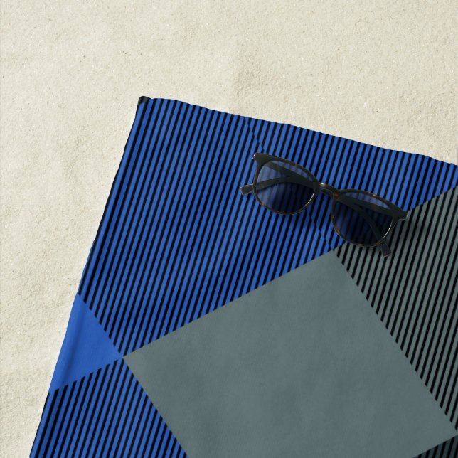 Toalla De Playa Abstracción geométrica cuadrada 21 (In situ)