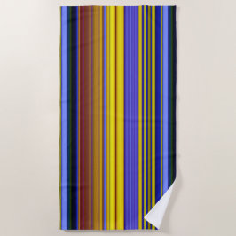 Toalla De Playa Abstract Stripes Design 1
