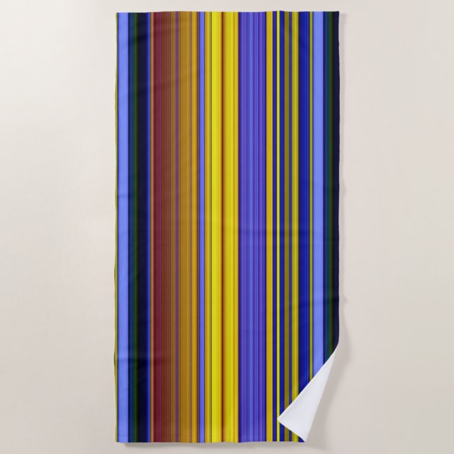 Toalla De Playa Abstract Stripes Design 1 (Anverso)
